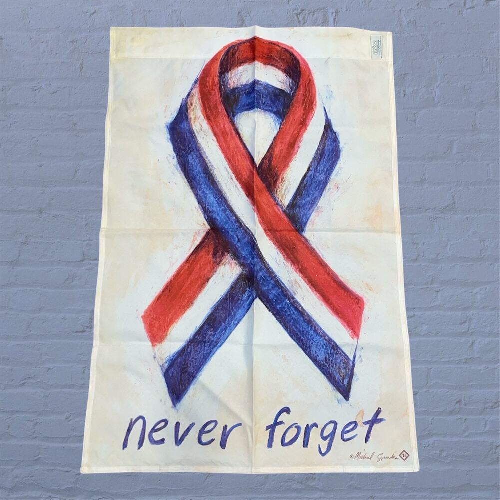 Toland 9/11 Never Forget Memorial Flag Red White Blue Yard House Banner USA 35"